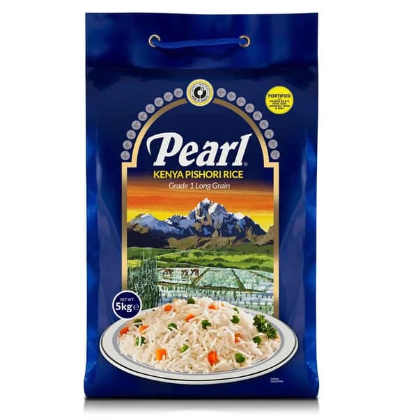 Pearl Pishori Fortified Rice 5 kg — individual retail pack